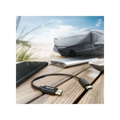 Hama 00201604 USB cable USB 2.0 0.2 m USB C Black - image 2
