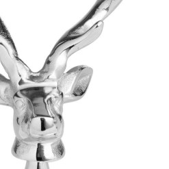Silver Nickel Stag Head Detail Bottle Opener - image 2