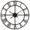 Small Antique Brass Skeleton Clock
