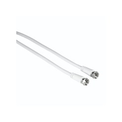 Hama 00205038 coaxial cable 3 m F White