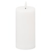 Luxe Collection Natural Glow 3x6 LED White Wax Candle