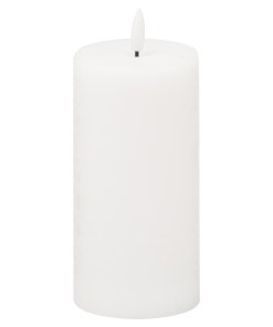 Luxe Collection Natural Glow 3x6 LED White Wax Candle