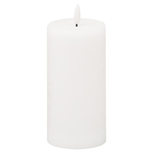 Luxe Collection Natural Glow 3x6 LED White Wax Candle