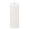 Luxe Collection Natural Glow 3x8 LED White Wax Candle