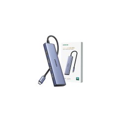 Ugreen 20956A interface hub USB Type-C 5000 Mbit/s Silver - image 3