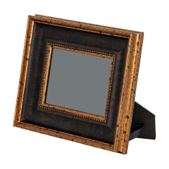 Black Antique Gold Beaded 4X6 Photo Frame - image 3