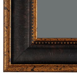 Black Antique Gold Beaded 4X6 Photo Frame - image 5