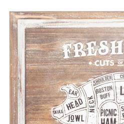 Butchers Cuts Pork Wall Plaque - image 2