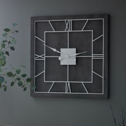Williston Grey Square Wall Clock - image 4