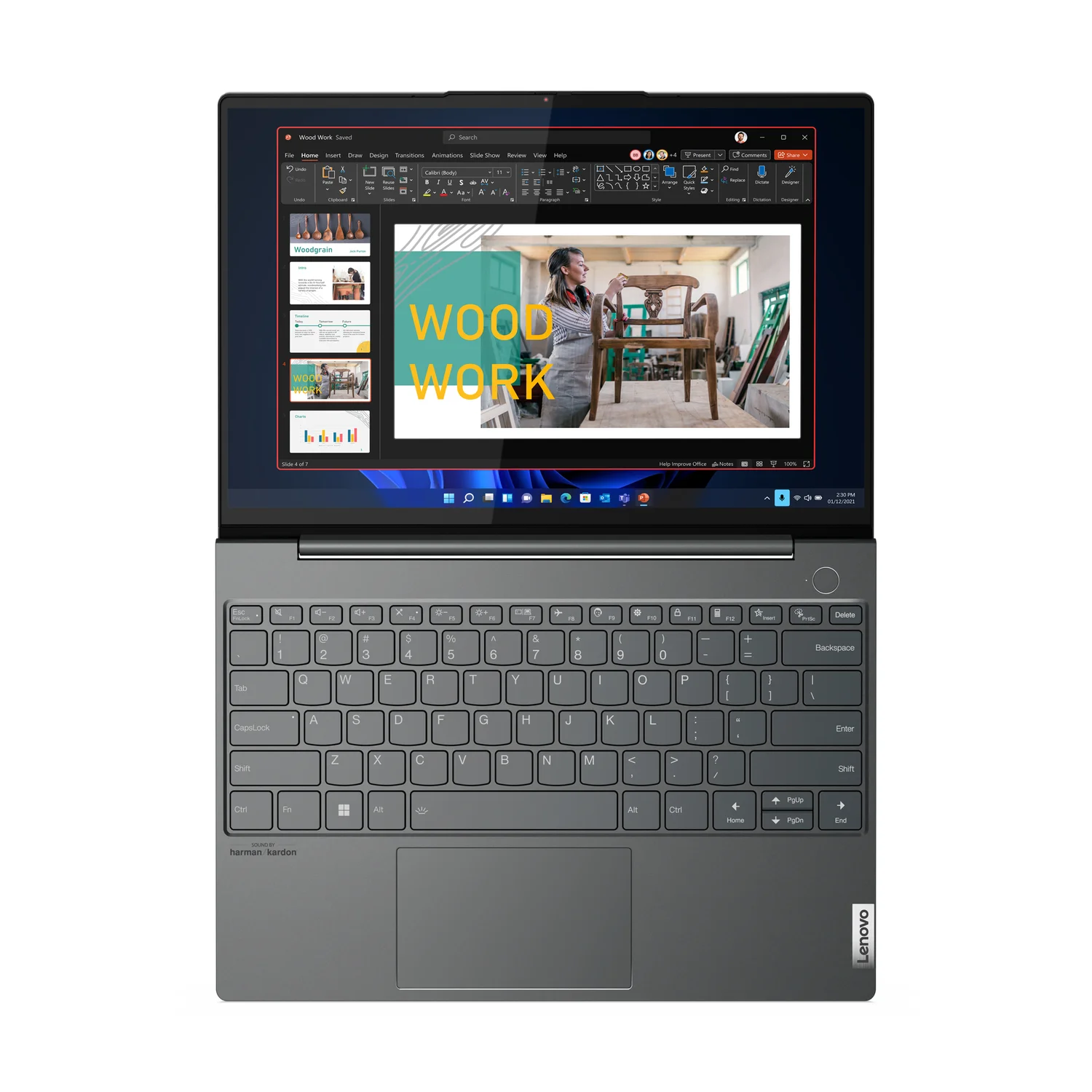 Lenovo ThinkBook 13x G2 IAP Intel® Core™ i5 i5-1235U Laptop 33.8 cm (13.3") WQXGA 8 GB LPDDR5-SDRAM 256 GB SSD Wi-Fi 6E (802.11ax) Windows 11 Pro UK English Grey - image 6