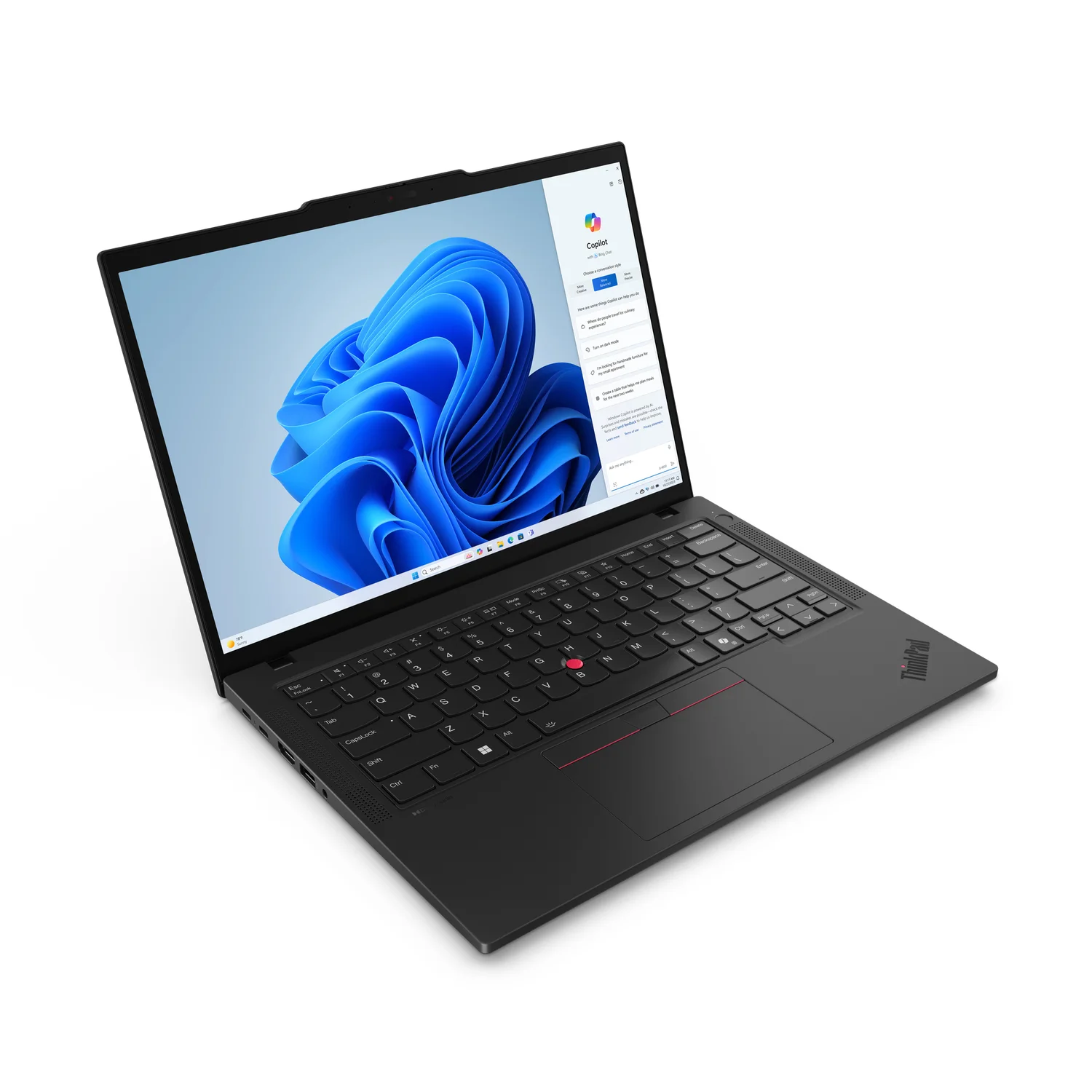 Lenovo ThinkPad T14 Gen 5 (AMD) AMD Ryzen™ 7 PRO 8840U Laptop 35.6 cm (14") WUXGA 16 GB DDR5-SDRAM 512 GB SSD Wi-Fi 6E (802.11ax) Windows 11 Pro English Black - image 9
