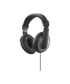 Hama Shell II Headphones Wired Head-band Music Black, Dark Grey