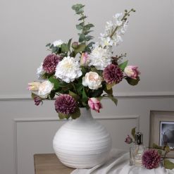 Tall White Delphinium Stem - image 3