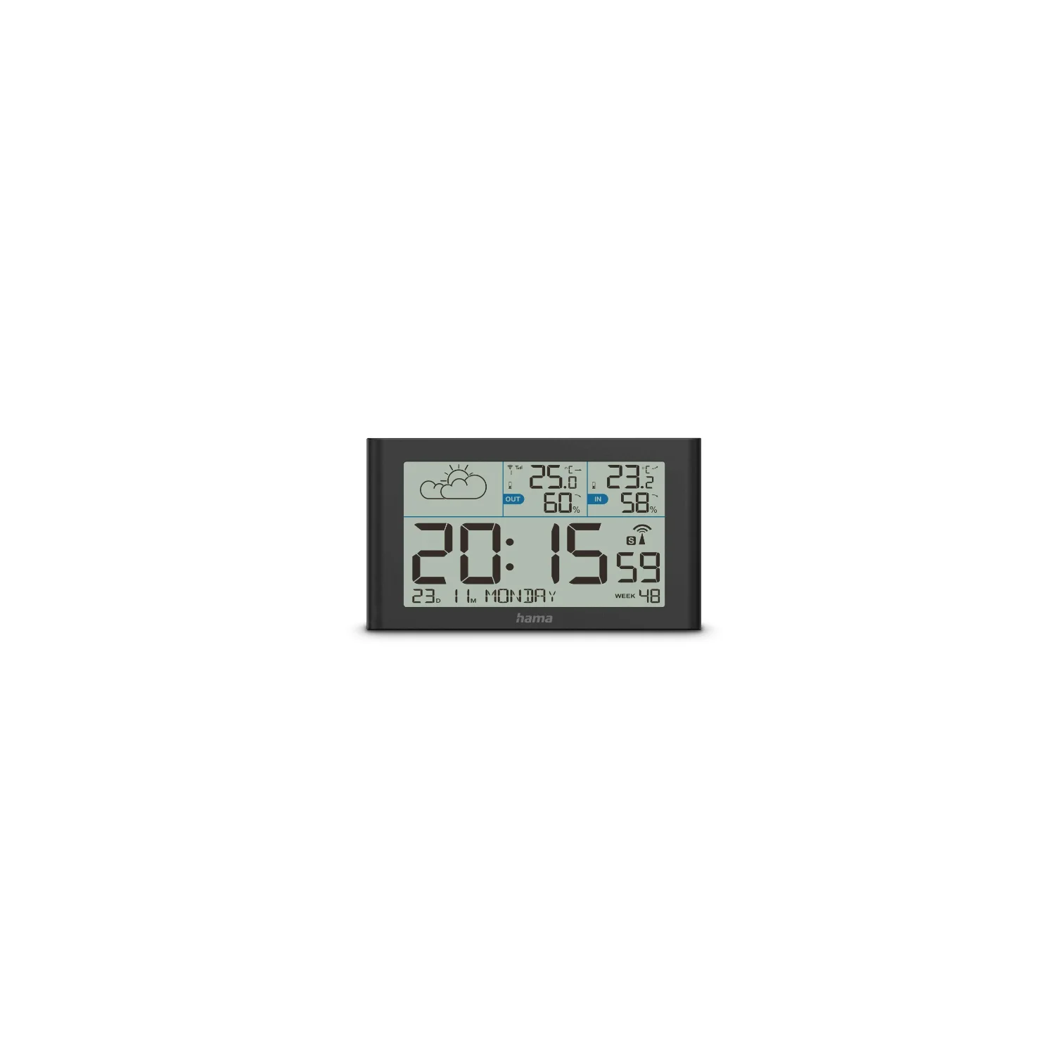 Hama 00222216 digital weather station Black Battery - image 3
