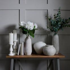 Regola Matt White Ceramic Vase - image 4