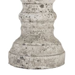 Large Stone Ceramic Column Candle Holder - image 2