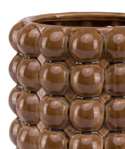 Seville Collection Large Caramel Bubble Planter