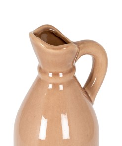 Decorative Tall Blush Stoneware Jug