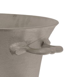 Large Antique Pewter Champagne Cooler - image 2