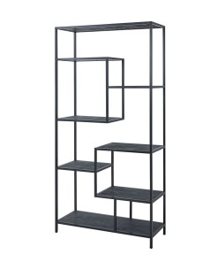 Large Black Multi Shelf Unit