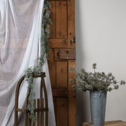Frosted Pine Garland With Pinecones - image 3