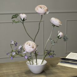 Off White Ceramic Flower Frog - image 5