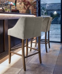 Epsom Grey Bar Stool
