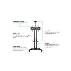 Multibrackets M Public Floorstand Basic 150 incl shelf & camera holder - image 7