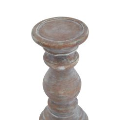 Siena Small Brown Column Candle Holder - image 2