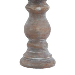 Siena Small Brown Column Candle Holder - image 3