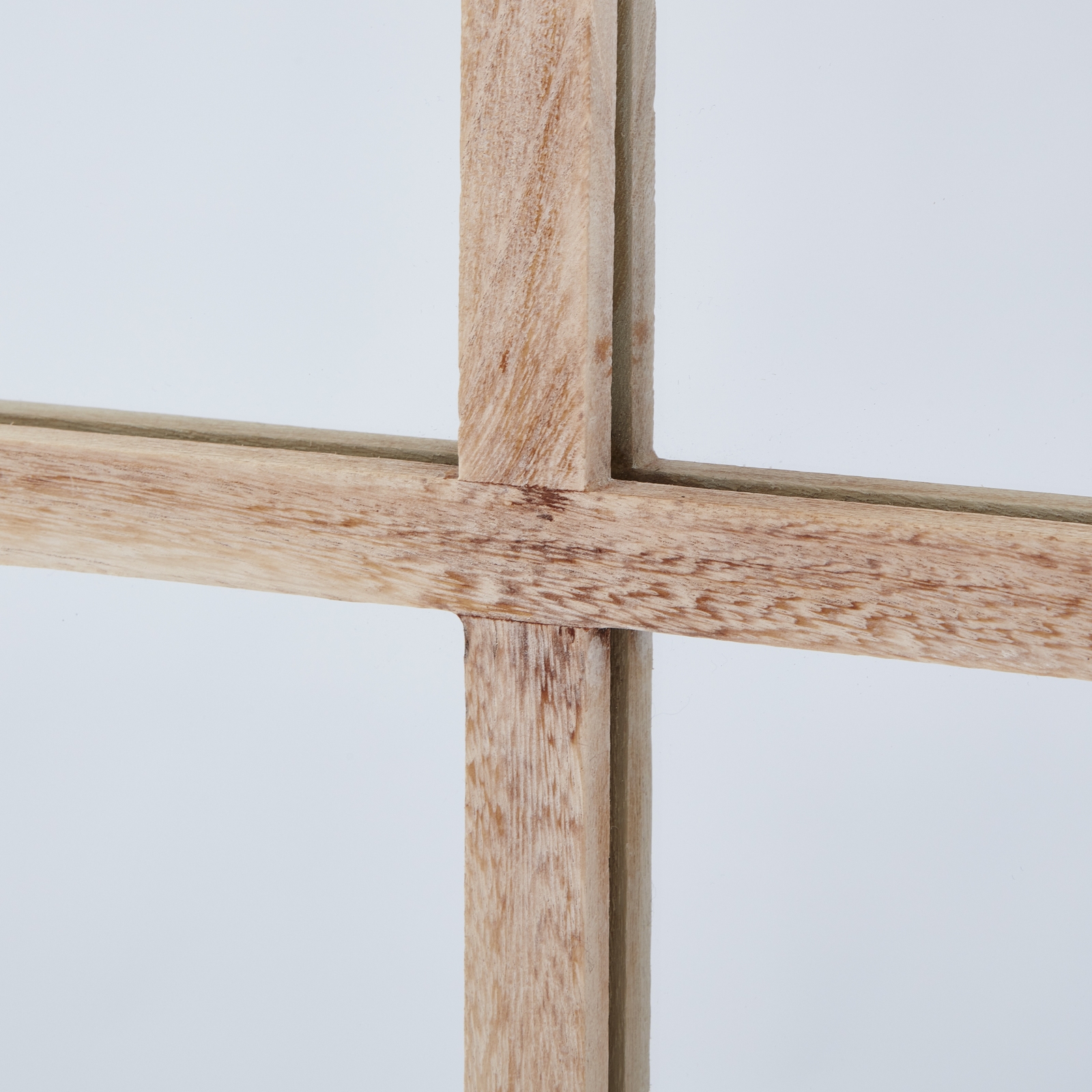 Washed Wood Large Window Mirror - image 3