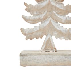 White Wash Collection Wooden Tiered Tree Decoration - image 3