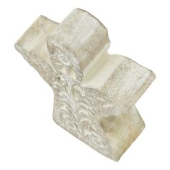 White Wash Collection Patterned Large Angel Decoration - image 2