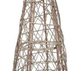 LED Wicker Christmas Tree With Star - image 3