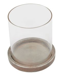 Siena Brown Hurricane Lantern
