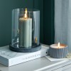 Amalfi Grey Large Hurricane Lantern