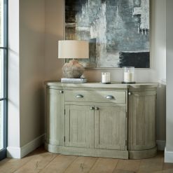 Amalfi Grey Large Hurricane Lantern - image 4