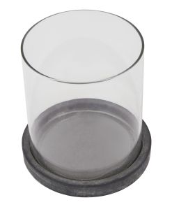 Amalfi Grey Hurricane Lantern