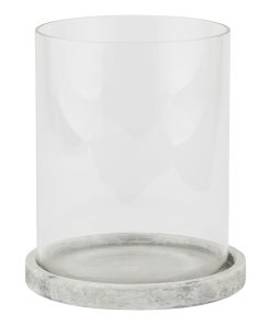 Athena Stone Large Hurricane Lantern