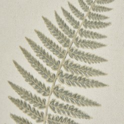 Fern Art On Texture-Torn Paper With Beaded Frame - image 3