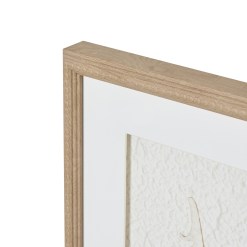 Alta White Feathers Art Mounted In Beaded Frame - image 4