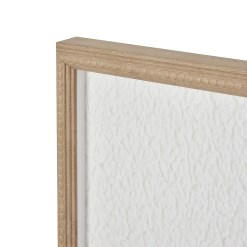 Large Quill White Feather Art Mounted In Beaded Frame - image 4