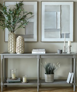 The Serene Rattan Collection Large Console Table