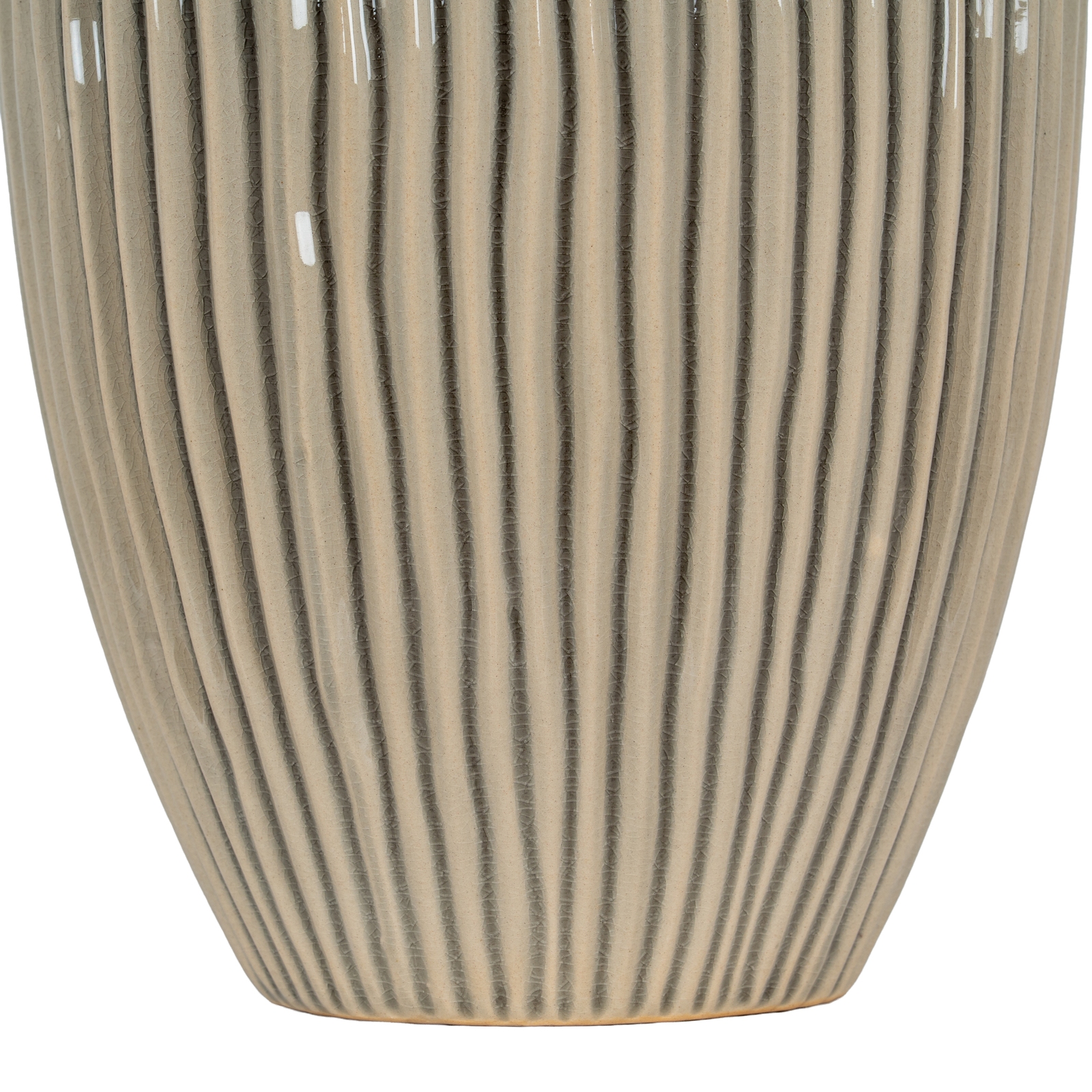 Pallida Collection Large Striped Vase - image 3