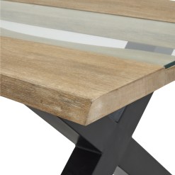 Live Edge Collection Light Acacia River Coffee Table - image 2