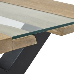 Live Edge Collection Light Acacia River Coffee Table - image 3