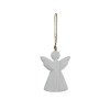 Whitewashed Rustic Hanging Angel