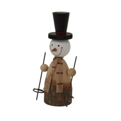 Large Rustic Snowman - image 2