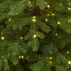 Green Forest Fir Pre-Lit Led 300L Christmas Tree In Pot - image 3