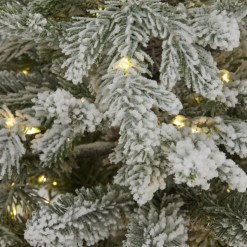 Snowy Forest Fir Pre-Lit Led 300L Christmas Tree In Pot - image 3